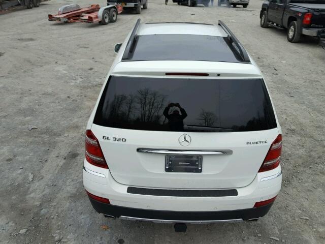 4JGBF25E39A529209 - 2009 MERCEDES-BENZ GL WHITE photo 9