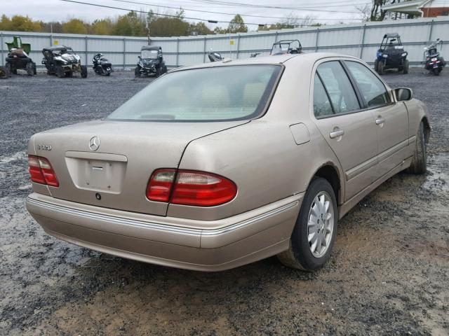 WDBJF65J7YB121128 - 2000 MERCEDES-BENZ E 320 BEIGE photo 4