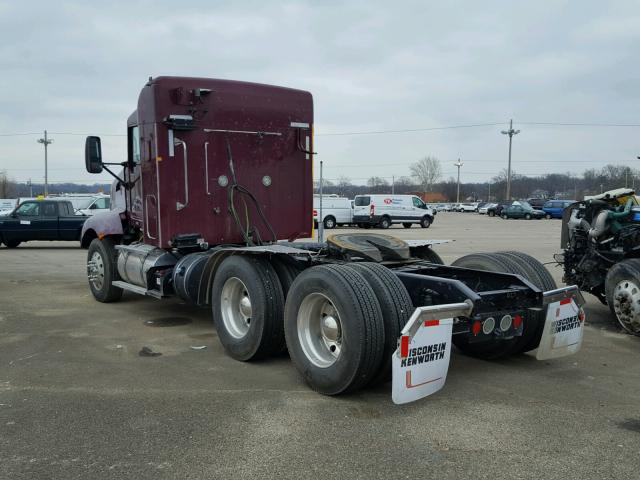 1XKADP9X7DJ317148 - 2013 KENWORTH CONSTRUCTI RED photo 3