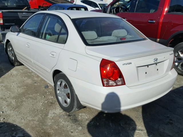 KMHDN46DX6U343819 - 2006 HYUNDAI ELANTRA GL WHITE photo 3