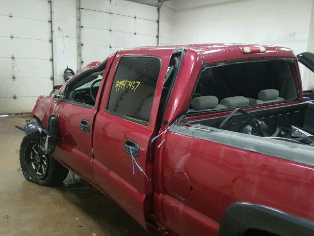 1GCHK23226F117767 - 2006 CHEVROLET SILVERADO RED photo 9