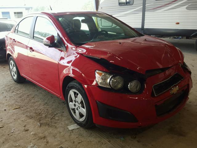 1G1JA5SH2E4215728 - 2014 CHEVROLET SONIC LS RED photo 1