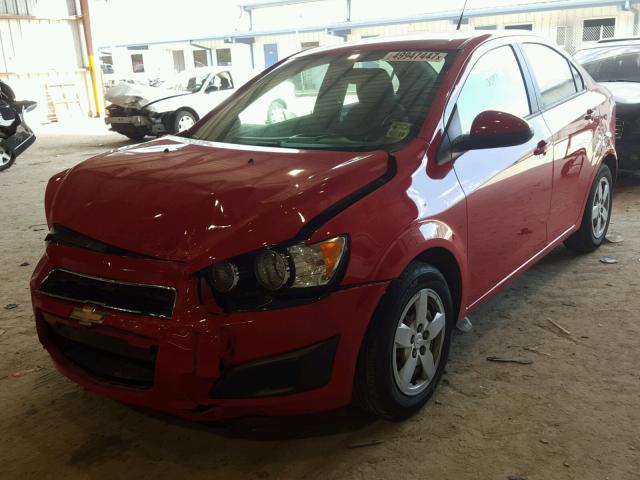 1G1JA5SH2E4215728 - 2014 CHEVROLET SONIC LS Կարմիր լուսանկար 2