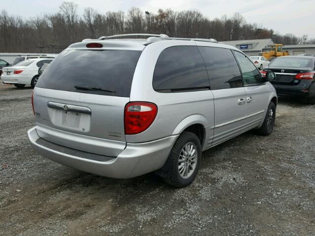 2C8GT64L62R652044 - 2002 CHRYSLER TOWN & COU SILVER photo 4