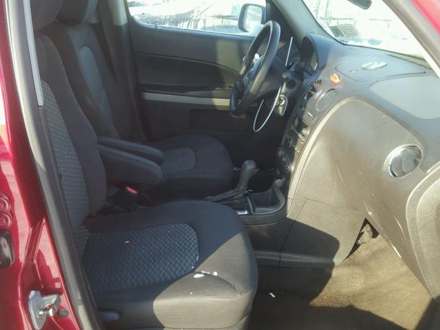 3GNBAADB8AS635928 - 2010 CHEVROLET HHR LS RED photo 5