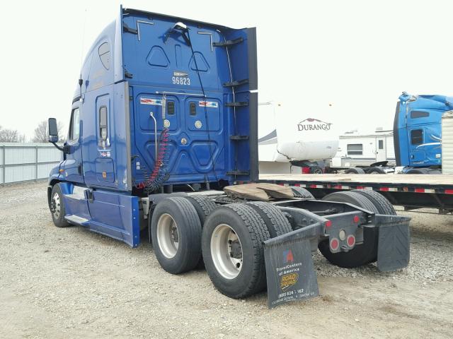 1FUJGLDR2DSBS1354 - 2013 FREIGHTLINER CASCADIA 1 BLUE photo 3