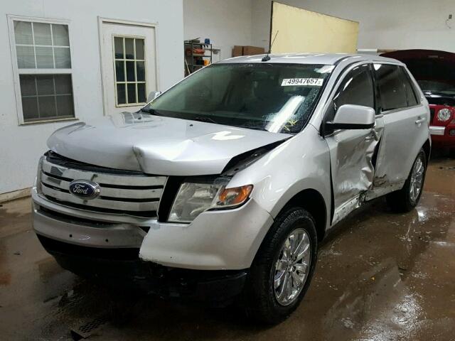 2FMDK4KC6ABA10893 - 2010 FORD EDGE LIMIT SILVER photo 2