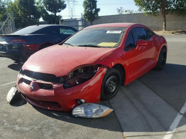 4A3AK34TX6E005736 - 2006 MITSUBISHI ECLIPSE GT RED photo 2