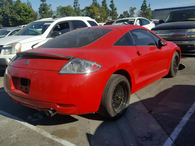 4A3AK34TX6E005736 - 2006 MITSUBISHI ECLIPSE GT RED photo 4