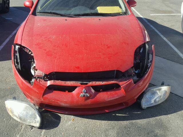 4A3AK34TX6E005736 - 2006 MITSUBISHI ECLIPSE GT RED photo 9