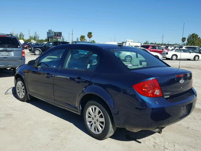 1G1AB5F55A7116584 - 2010 CHEVROLET COBALT LS BLUE photo 3