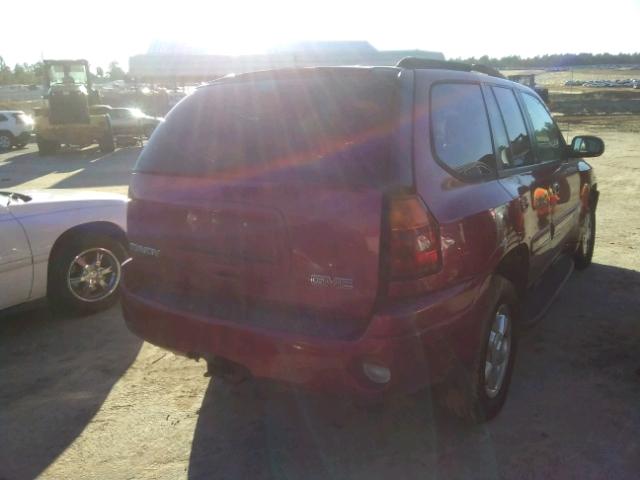 1GKDS13S942120988 - 2004 GMC ENVOY BURGUNDY photo 4