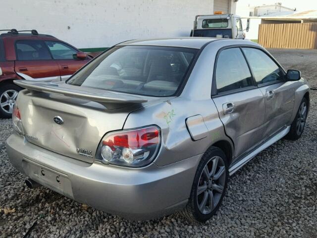 JF1GD79626G508978 - 2006 SUBARU IMPREZA WR SILVER photo 4