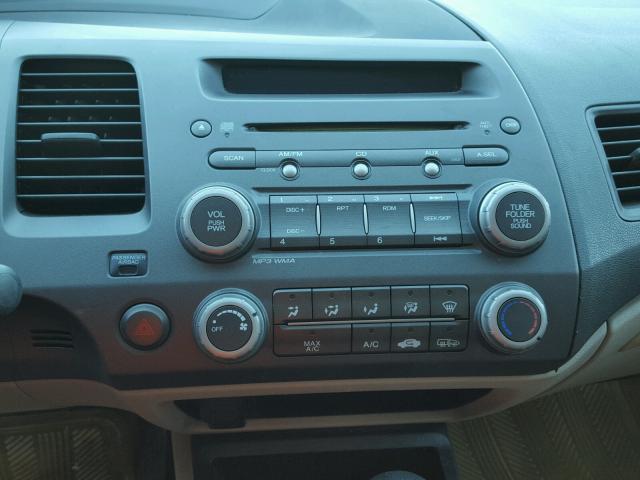 19XFA1F99AE035146 - 2010 HONDA CIVIC EXL برغندي صورة 9