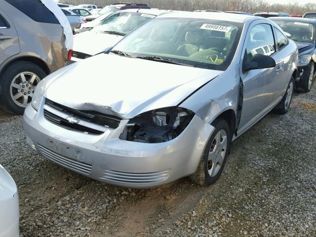 1G1AK15F777172862 - 2007 CHEVROLET COBALT LS SILVER photo 2