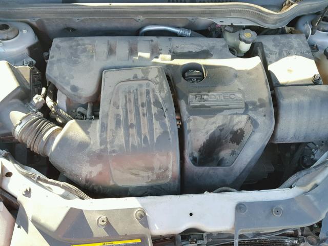 1G1AK15F777172862 - 2007 CHEVROLET COBALT LS SILVER photo 7