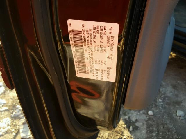 2D4GP24R55R230938 - 2005 DODGE GRAND CARA BLACK photo 10