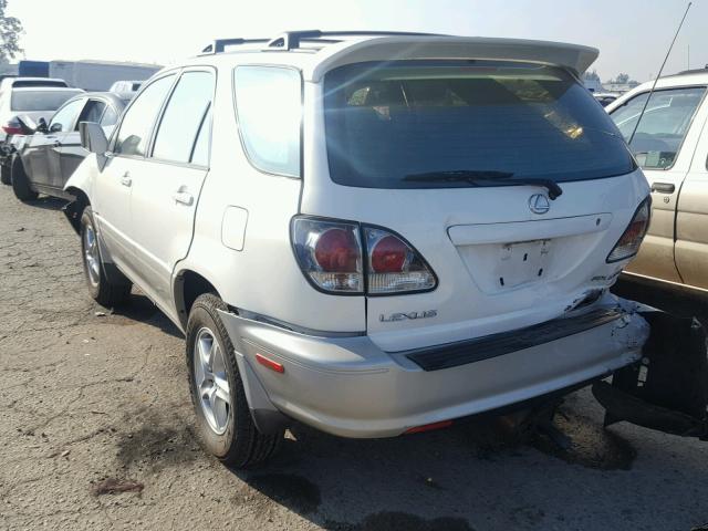 JTJHF10U630308124 - 2003 LEXUS RX 300 WHITE photo 3