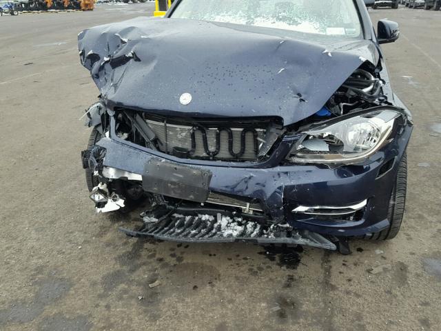 WDDGF8AB0ER321783 - 2014 MERCEDES-BENZ C 300 4MAT BLUE photo 8