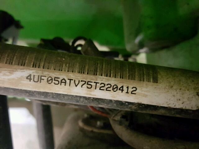 4UF05ATV75T220412 - 2005 ARCTIC CAT 650H1 GREEN photo 10