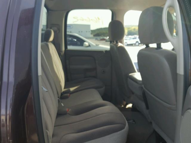 3D7KA28C94G225900 - 2004 DODGE RAM 2500 S MAROON photo 6