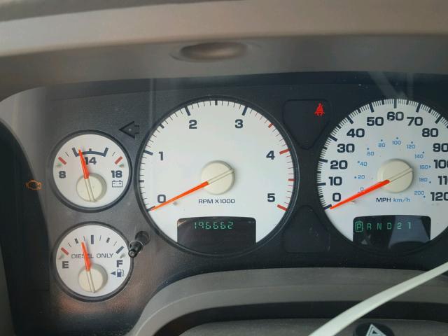 3D7KA28C94G225900 - 2004 DODGE RAM 2500 S MAROON photo 8