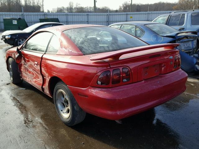 1FAFP4042WF234247 - 1998 FORD MUSTANG RED photo 3