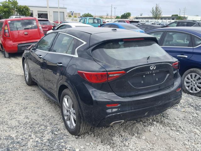 SJKCH5CP6HA021059 - 2017 INFINITI QX30 BASE BLACK photo 3