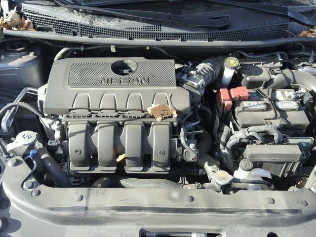 3N1AB7AP8HY305396 - 2017 NISSAN SENTRA S GRAY photo 7