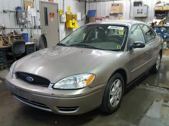 1FAFP53U07A106847 - 2007 FORD TAURUS SE TAN photo 2