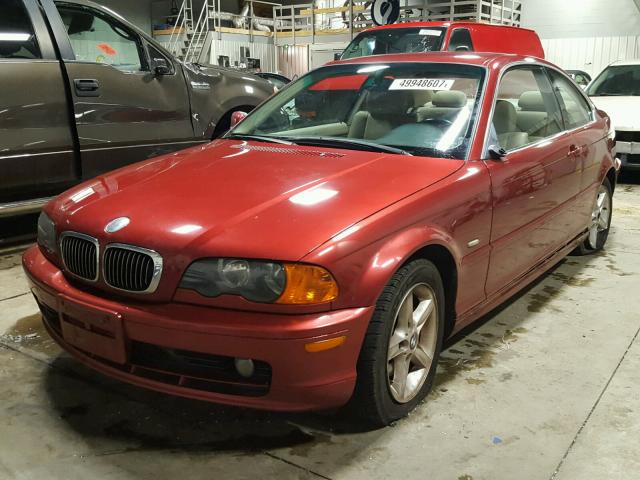 WBABM534XYJP01334 - 2000 BMW 328 CI MAROON photo 2