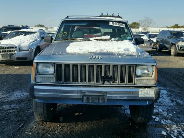 1JCML7823HT008108 - 1987 JEEP CHEROKEE P BLUE photo 7