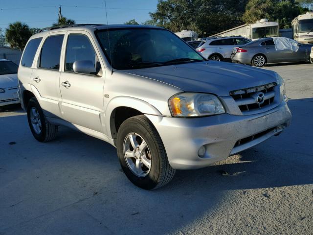 4F2CZ061X5KM51029 - 2005 MAZDA TRIBUTE S GRAY photo 1