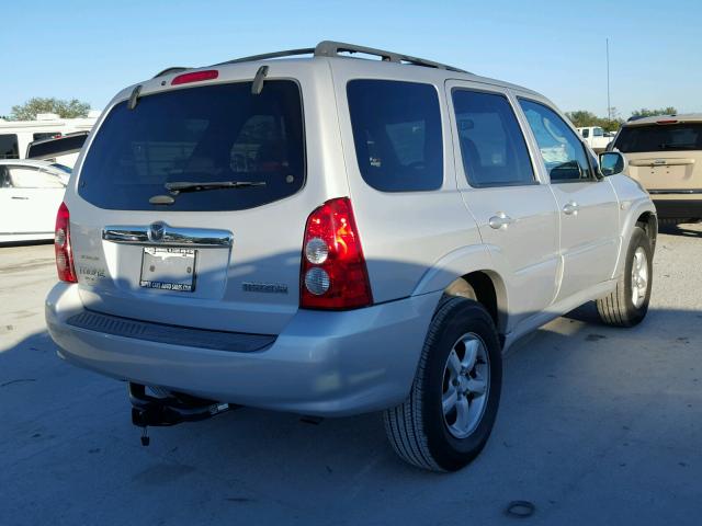 4F2CZ061X5KM51029 - 2005 MAZDA TRIBUTE S GRAY photo 4