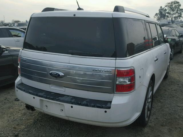 2FMGK5DC2BBD28415 - 2011 FORD FLEX LIMIT WHITE photo 4