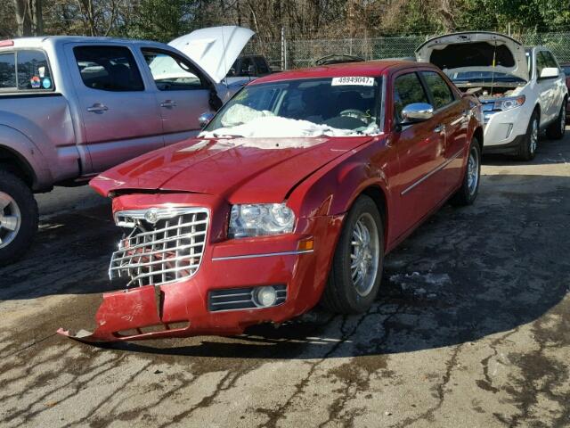 2C3CA4CD3AH149620 - 2010 CHRYSLER 300 TOURIN RED photo 2