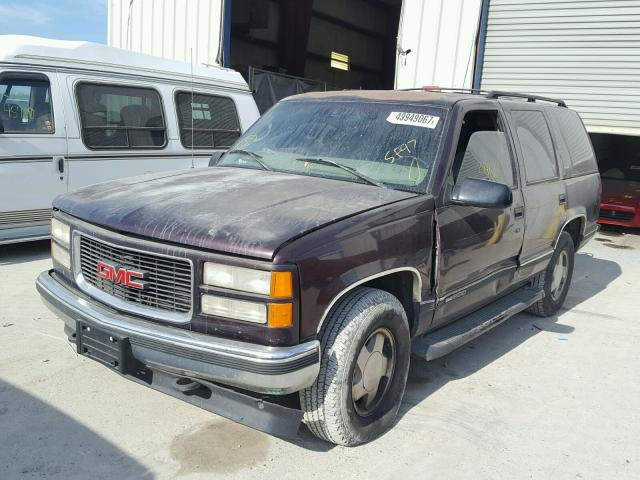 1GKEK13R8VJ761624 - 1997 GMC YUKON PURPLE photo 2