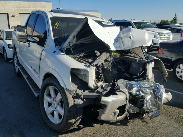 1N6AA07D08N334468 - 2008 NISSAN TITAN XE WHITE photo 1