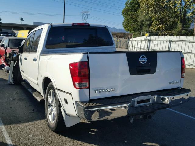 1N6AA07D08N334468 - 2008 NISSAN TITAN XE WHITE photo 3