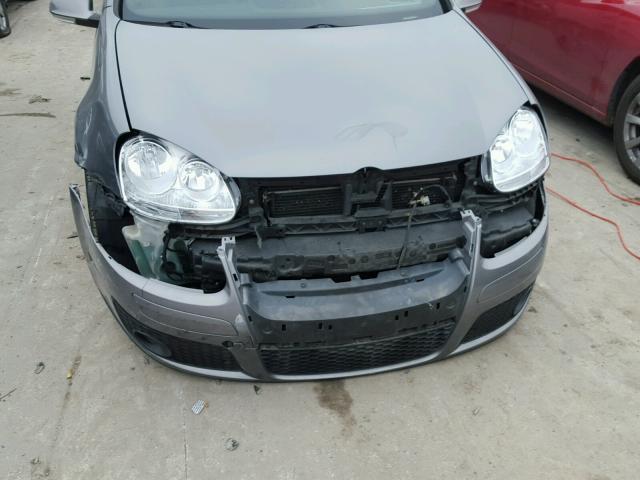 WVWHV71K08W289547 - 2008 VOLKSWAGEN GTI GRAY photo 9