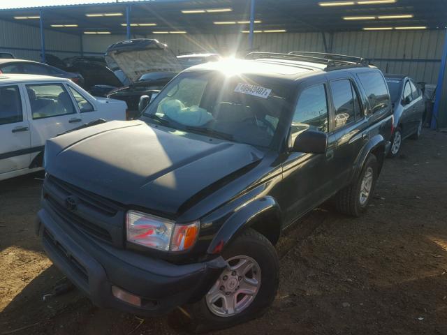 JT3GN86R620227351 - 2002 TOYOTA 4RUNNER SR BLACK photo 2