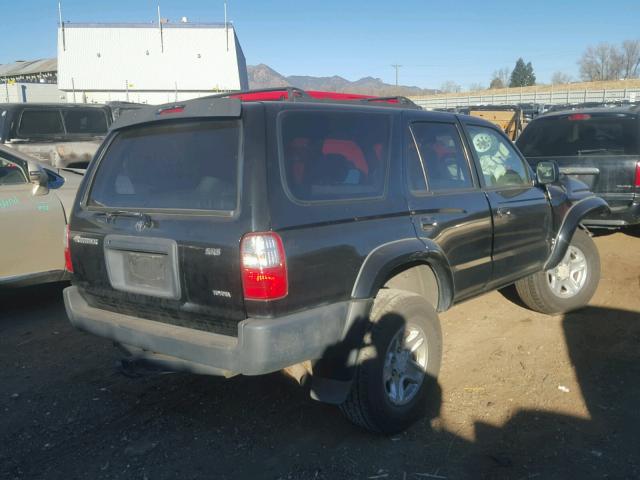 JT3GN86R620227351 - 2002 TOYOTA 4RUNNER SR BLACK photo 4