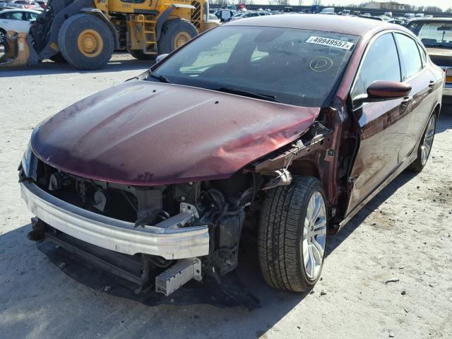 1C3CCCAB4FN547861 - 2015 CHRYSLER 200 LIMITE BURGUNDY photo 2