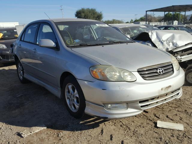 1NXBR32E04Z315741 - 2004 TOYOTA COROLLA CE SILVER photo 1