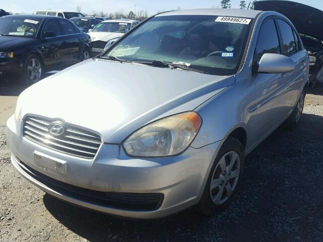 KMHCN46C68U229516 - 2008 HYUNDAI ACCENT GLS SILVER photo 2