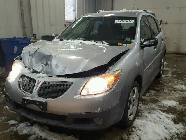 5Y2SL65816Z462475 - 2006 PONTIAC VIBE SILVER photo 2