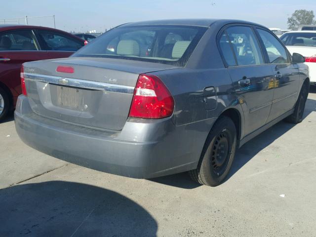 1G1ZS57F47F244047 - 2007 CHEVROLET MALIBU LS GRAY photo 4