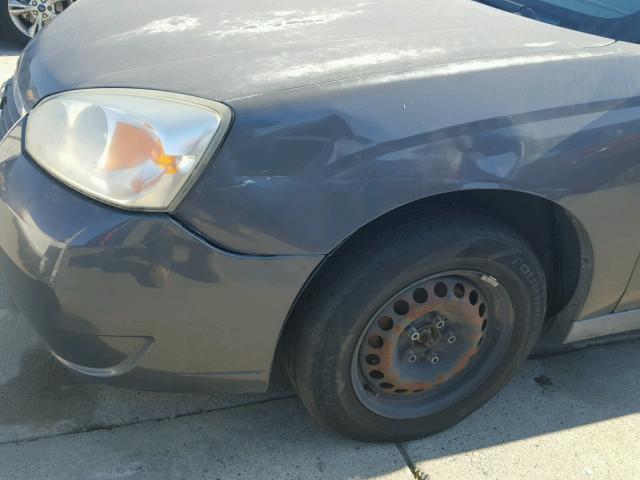 1G1ZS57F47F244047 - 2007 CHEVROLET MALIBU LS GRAY photo 9