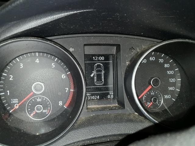 3VWPZ7AJ9BM615311 - 2011 VOLKSWAGEN JETTA S BLACK photo 8