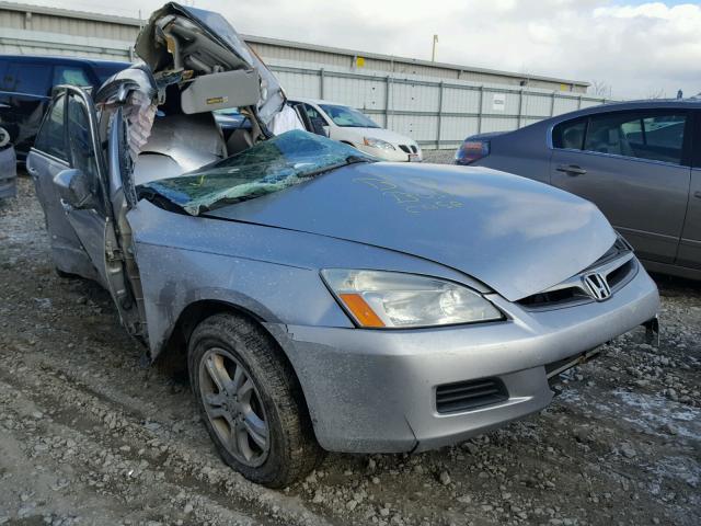 1HGCM56397A195893 - 2007 HONDA ACCORD SE SILVER photo 1